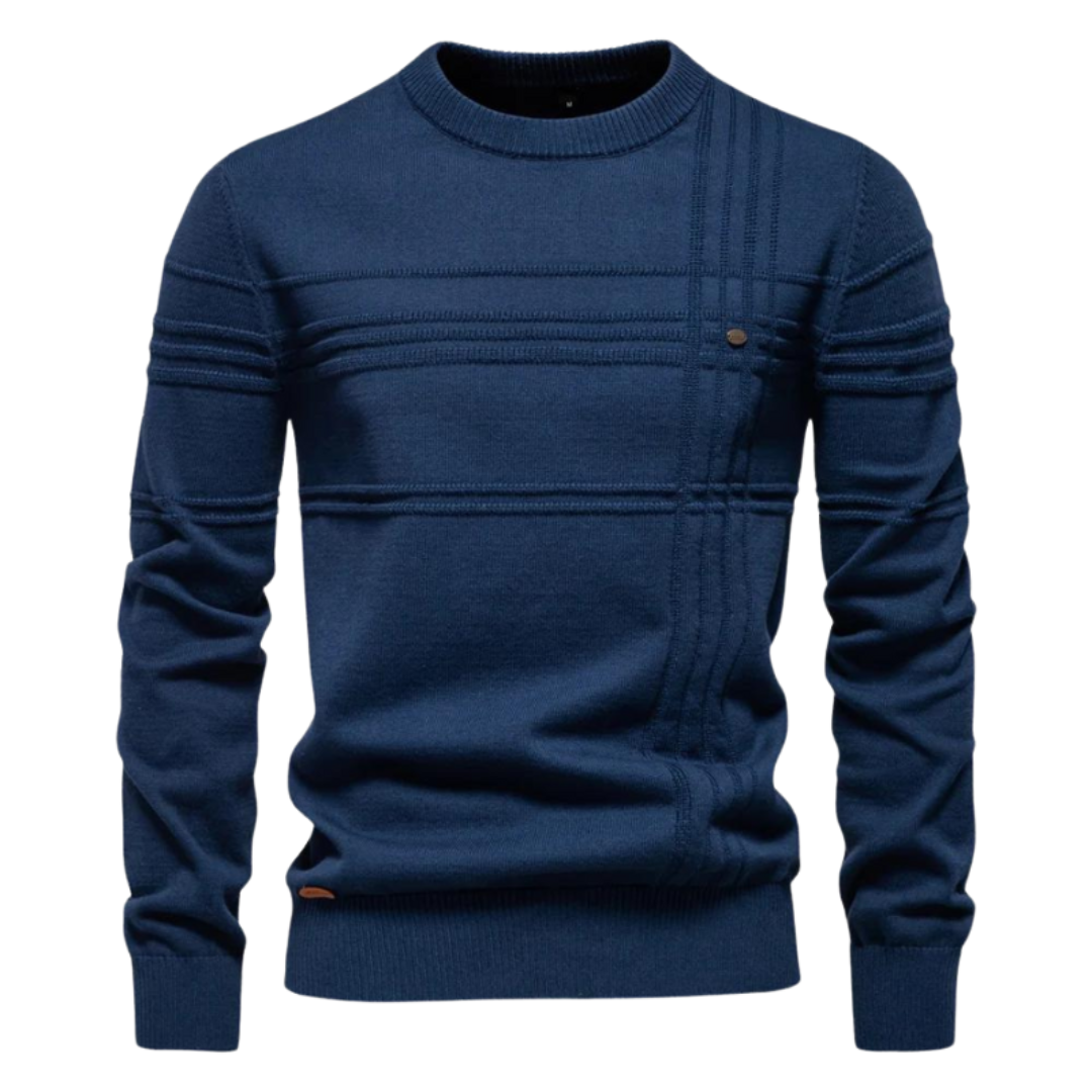 Sem™️ | Stijlvolle herenpullover met ruitdesign