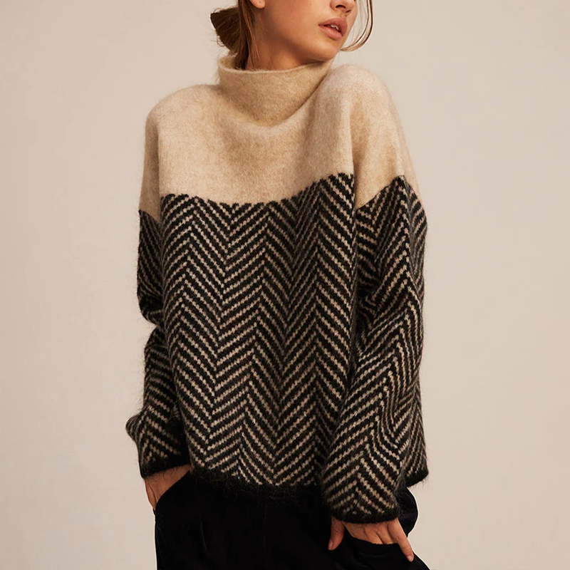 Mila™️ | Trendy trui met hoge hals
