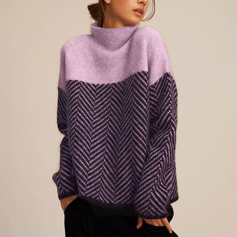 Mila™️ | Trendy trui met hoge hals