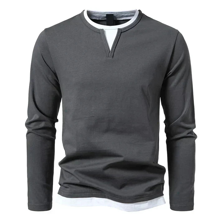 Lucas™️ | Premium Longsleeve van gekamd katoen
