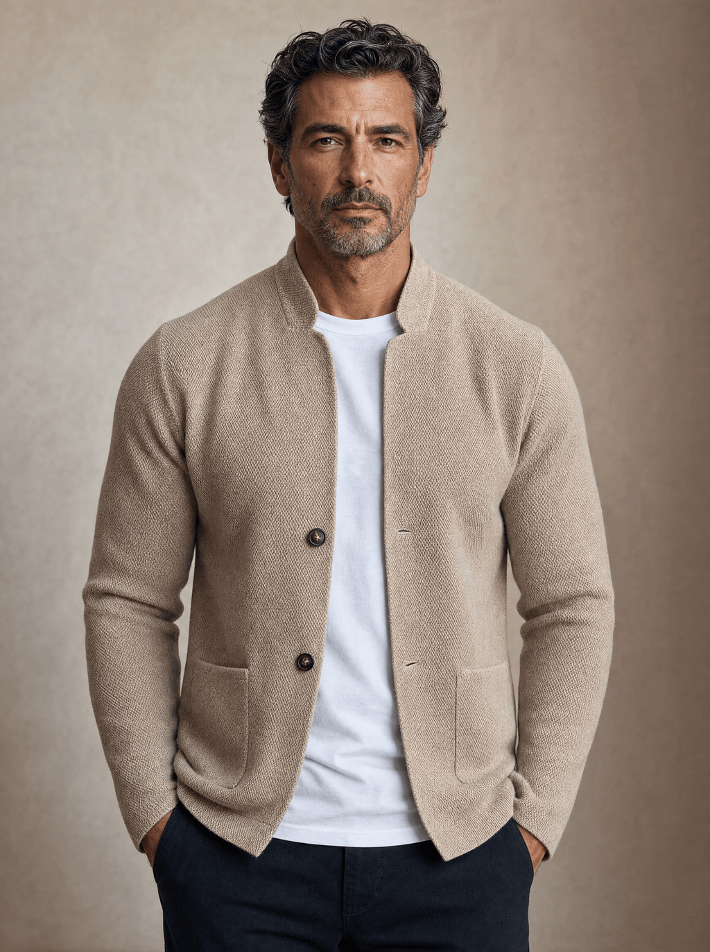 Sorinova - Premium Stickad Herr Blazer