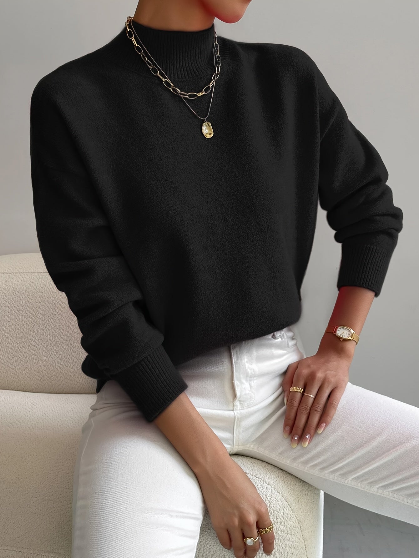 Lina™️ | Elegante gebreide trui